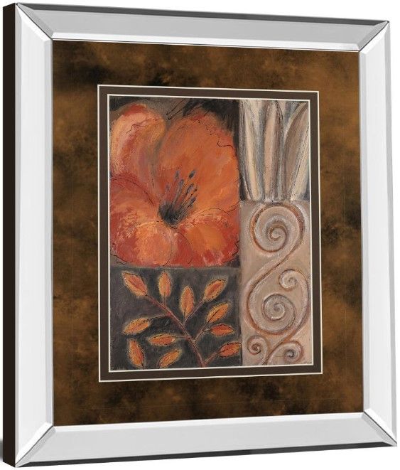 Classy Living Rosie Abraham Orange Burst I Wall Art-3