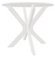 Telescope Casual 5W86 Snow Polymers 23" Outdoor MGP Slat Round End Table-2