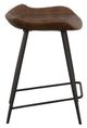 Fairfield® Nico Brown/Matte Black Counter Stool-2