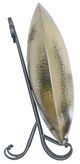 A & B Home Gold Cumberland Round Hammered Statuary-2