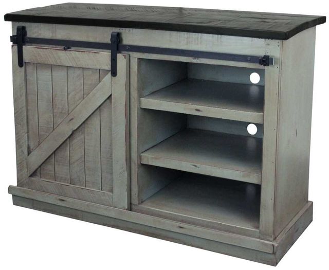 American Heartland Manufacturing Rustic Two Tone 47" Quaint TV Stand-3