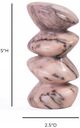 TOV Furniture Marble Pink Cairn Decorative Object-2