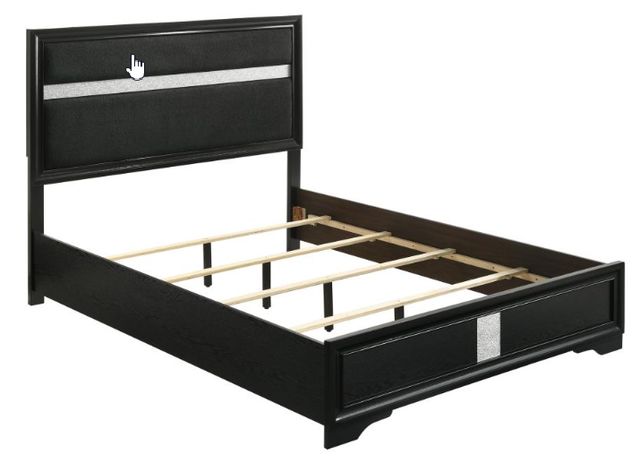 Coaster® Miranda 5-Piece Black Eastern King Bedroom Set-1