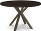 Amisco Customizable Asterisk 48" Round Table with Starburst Metal Stand-0