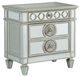 ACME Furniture Varian Silver 2-Drawer Nightstand-0