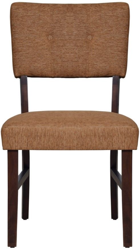 New Classic® Home Furnishings Tioga Brown Upholstered Dining Side Chair-2