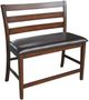 Intercon Kona Raisin Ladder Back Bench-0