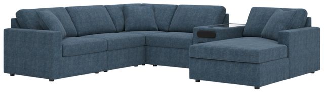 Signature Design by Ashley® Modmax 6-Piece Ink Right-Arm Facing Sectional and Chaise with Audio System-0