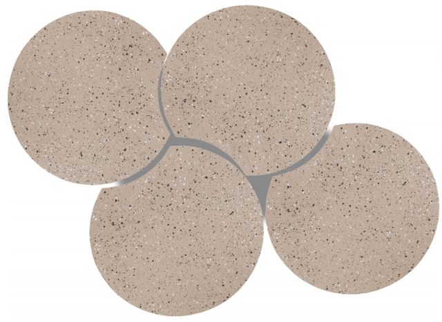 Meridian Furniture Dimple 4-Piece Taupe Modular Nesting Coffee Table Set-2