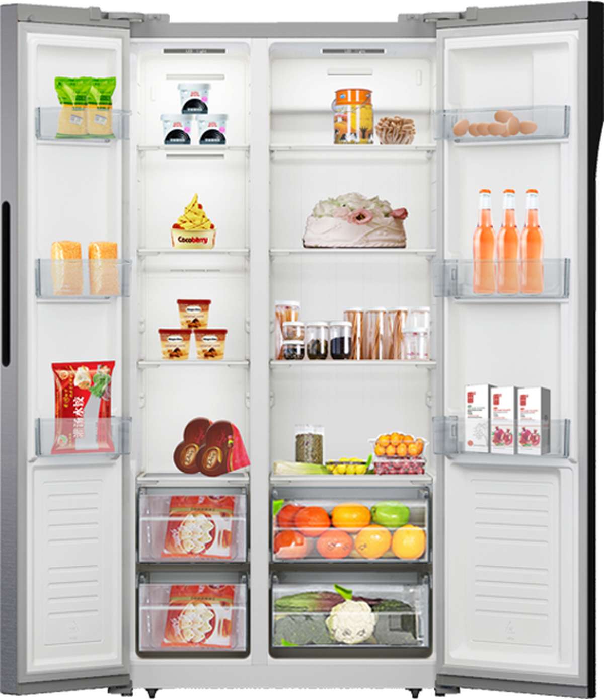 シンボリルドルフ AVANTI Avanti Frost Free French Door Refrigerator​, 18.0 cu. ft