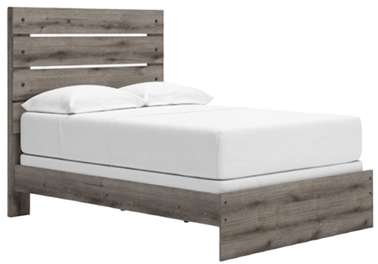 Graystorm Full Panel Bed - Brown Gray Graystorm Full Panel Bed - Brown Gray
