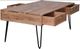 Jofran Inc. Rollins Natural Coffee Table with Black Base-2