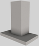Vent-A-Hood® 36" Stainless Steel Contemporary Wall Mounted Range Hood-5