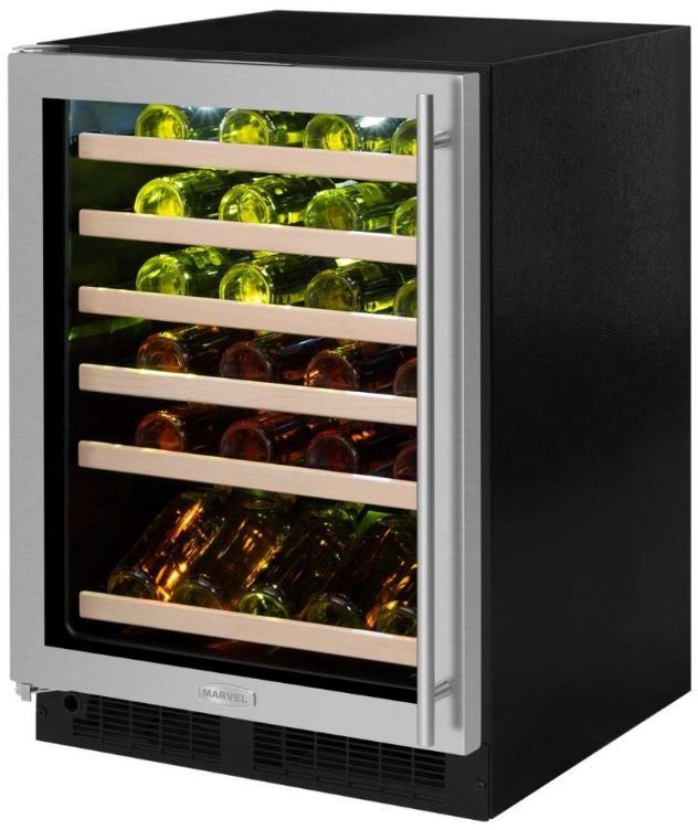 Marvel 24" Stainless Frame Wine Cooler