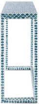 A & B Home Janus Blue Capiz Inlay Console Table-2