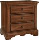 Artisan & Post by Vaughan-Bassett Heritage Medium 3-Drawer Nightstand-0