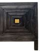 Million Dollar Rustic Carved Old Black Conosle Table-1