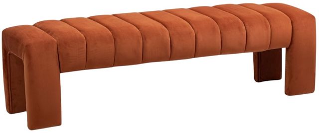 Meridian Furniture Andaz Cognac Accent Bench-0