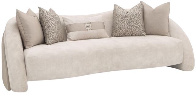 Michael Amini® Mod Dream Rich Champagne Sofa-0