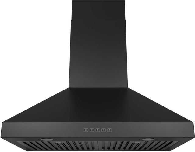 Hauslane Chef Series 30" Matte Black Convertible Wall Mounted Range Hood-0