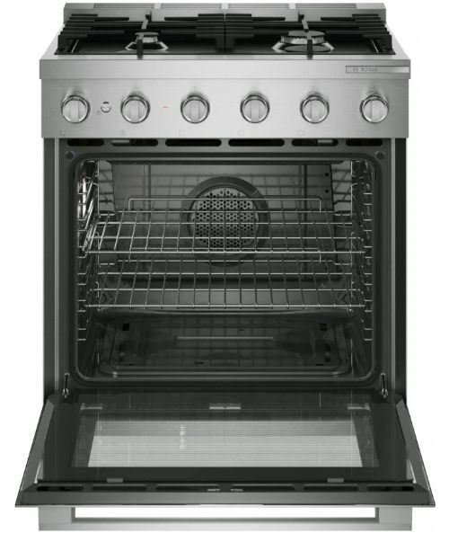 Bosch® 500 Series 30” Stainless Steel Freestanding Gas Range-1
