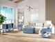 Riverside Furniture Rosalie Cabana Blue Chairside Table-1