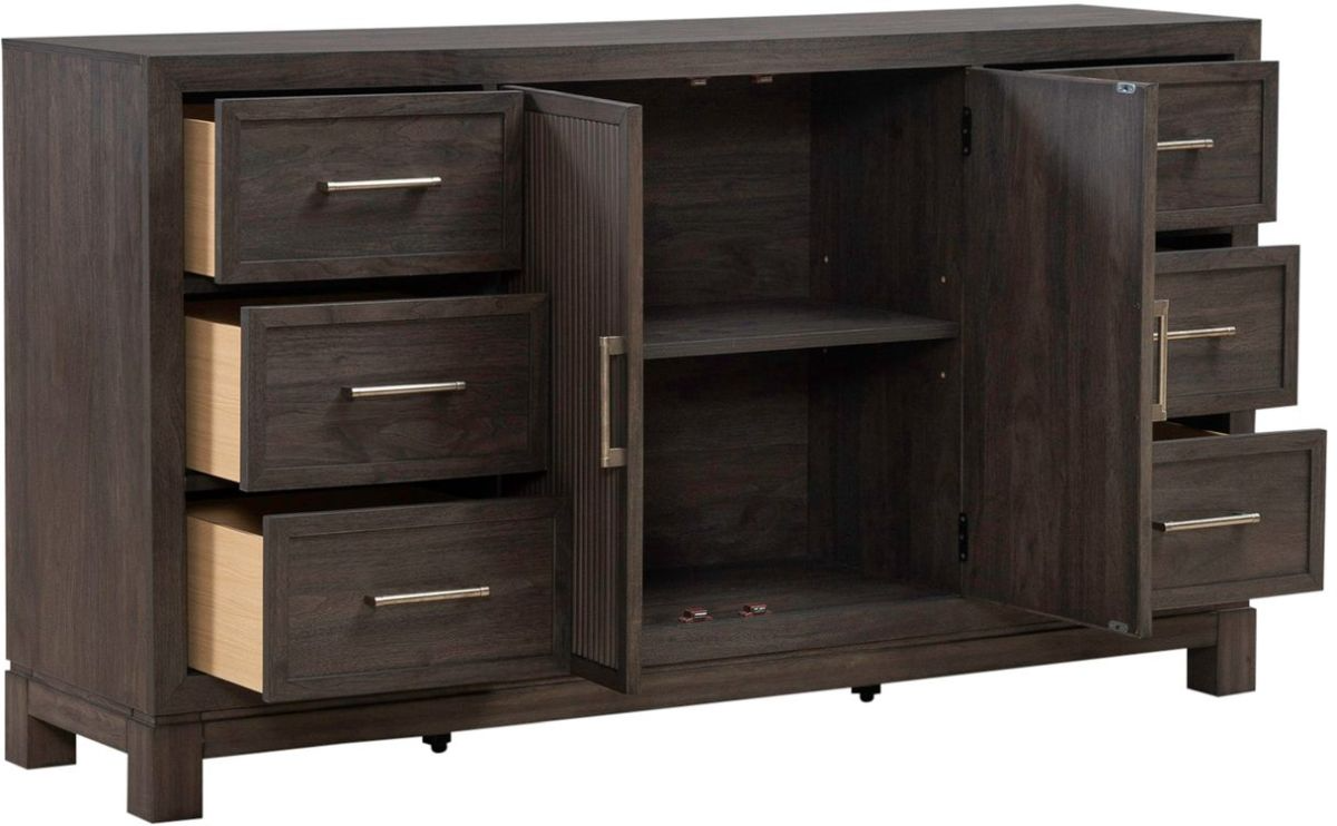 Modern Edge 4-Pc King Bedroom Set | Lacks Furniture | Brownsville
