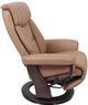 BenchMaster Vittoria Cocoa Manual Flip-Up Footrest Recliner-2