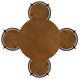 Powell® Haywood 5-Piece Black/Brown Round Bar Table Set-3