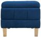 Elements International Crosby Royale Cobalt Storage Ottoman-2