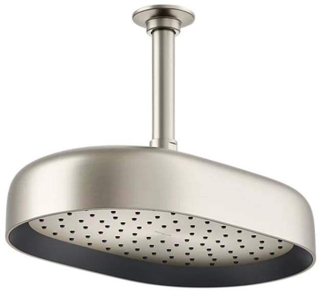 KOHLER® Statement® Vibrant Brushed Nickel 1.75 GPM 12" Single-Function Rainhead-0