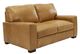 Soft Line York Saddle All Leather Loveseat-2