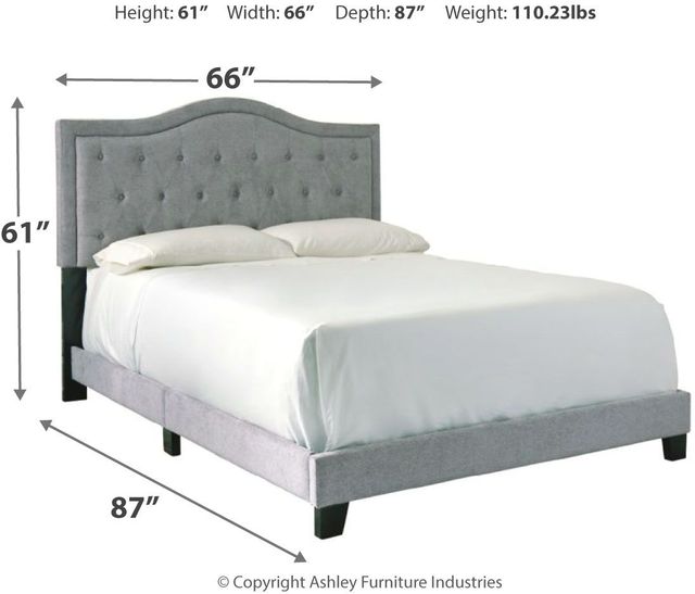 Signature Design by Ashley® Jerary Gray Queen Upholstered Bed-2