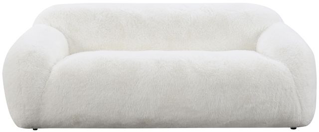 Intercon Mon Ivory Mist-Sherpa Faux Fur Sofa-0