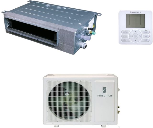 Friedrich Floating Air® Pro 24,000 BTU Concealed Ducted Heat Pump-0