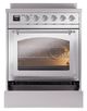 Ilve® Nostalgie II Noblesse 30'' Stainless Steel Pro Style Induction Range with Chrome Trim-3