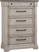 Holland House Furniture Woodbridge Dark Grey/Light Grey Lift Top Chest-0