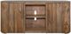 International Furniture Direct Balam Stained Brown TV Stand-2