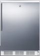Accucold® by Summit® 24" 5.5 Cu. Ft. Stainless Steel Compact Refrigerator-0