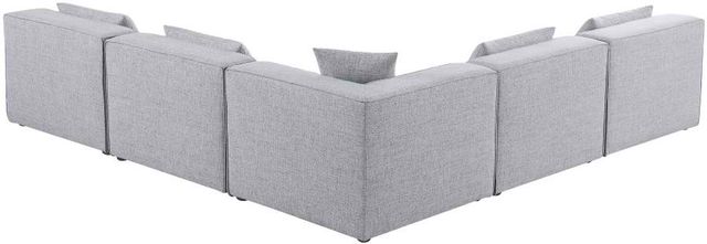 Meridian Furniture Cube 5-Piece Grey Modular Sectional Set-2