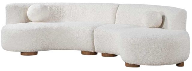 Classic Home Octavia 2-Piece Ivory Upholstered Sectional-0