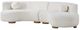 Classic Home Octavia 2-Piece Ivory Upholstered Sectional-0