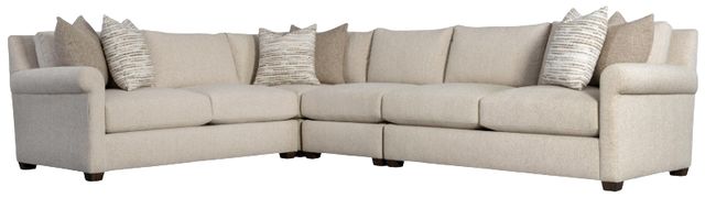 Bernhardt Barnes Bernhardt Living 4-Piece Beige L-Shape Sectional-1