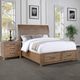 Winners Only® Andria Brown Queen Storage Sleigh Bed-1