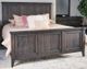 Urban Collections by Yutzy Woodworking Champagne Retreat White Oak Twin Crown Panel Bed-0