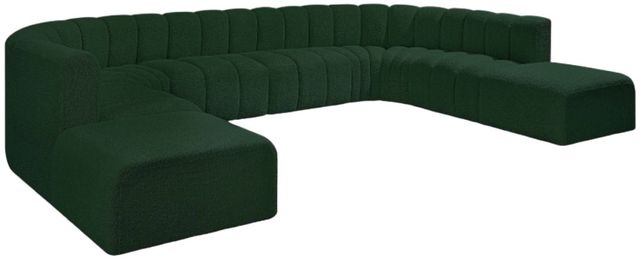 Meridian Furniture Arc 10-Piece Green Sectional-0