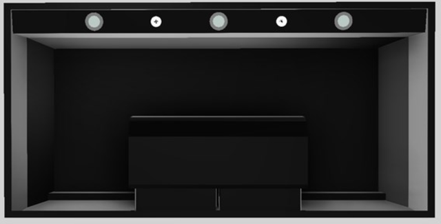 Vent-A-Hood® Designer Series 48" Black Wall Mounted Range Hood-3