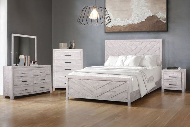 New Classic® Home Furnishings Biscayne Driftwood Nightstand-1