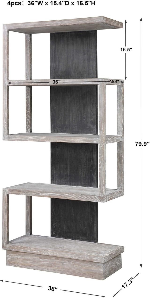 Uttermost® Nicasia Light Gray Etagere-2