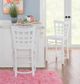 Linon Luna 2-Piece White Counter Stool-1